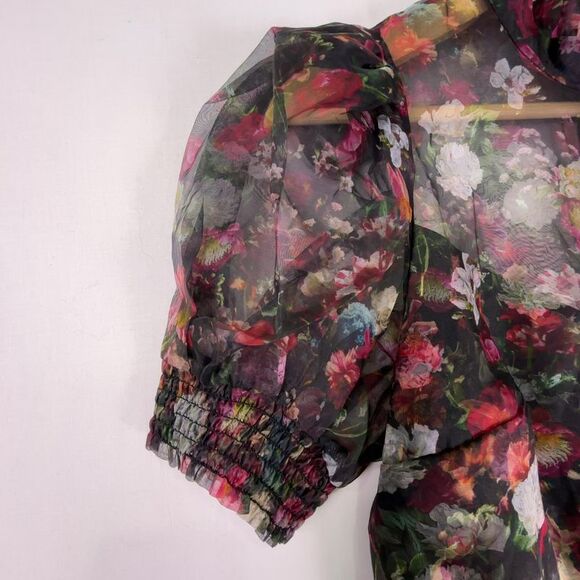 Alice + Olivia Dresses & Skirts - Alice + Olivia VERNITA PUFF SLEEVE MINI DRESS